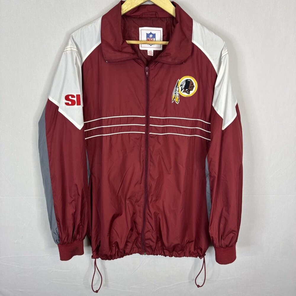 Vintage 90s NFL Washington Redskins Sports Illustrated Windbreaker Jacket Men L
